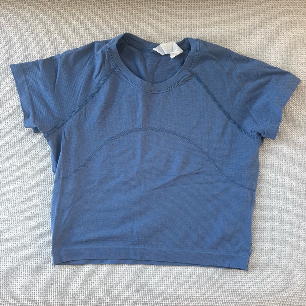 Lululemon Athletica Swiftly Tech Cropped Short Sleeve Shirt 2.0